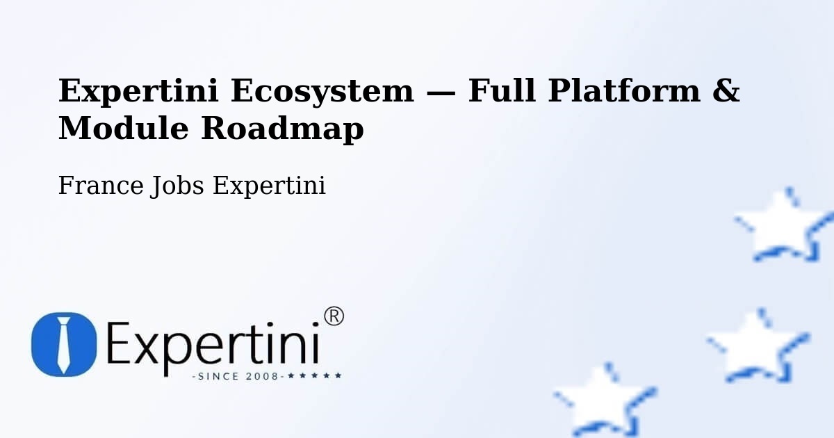 Expertini Ecosystem — Full Platform & Module Roadmap – Dijon